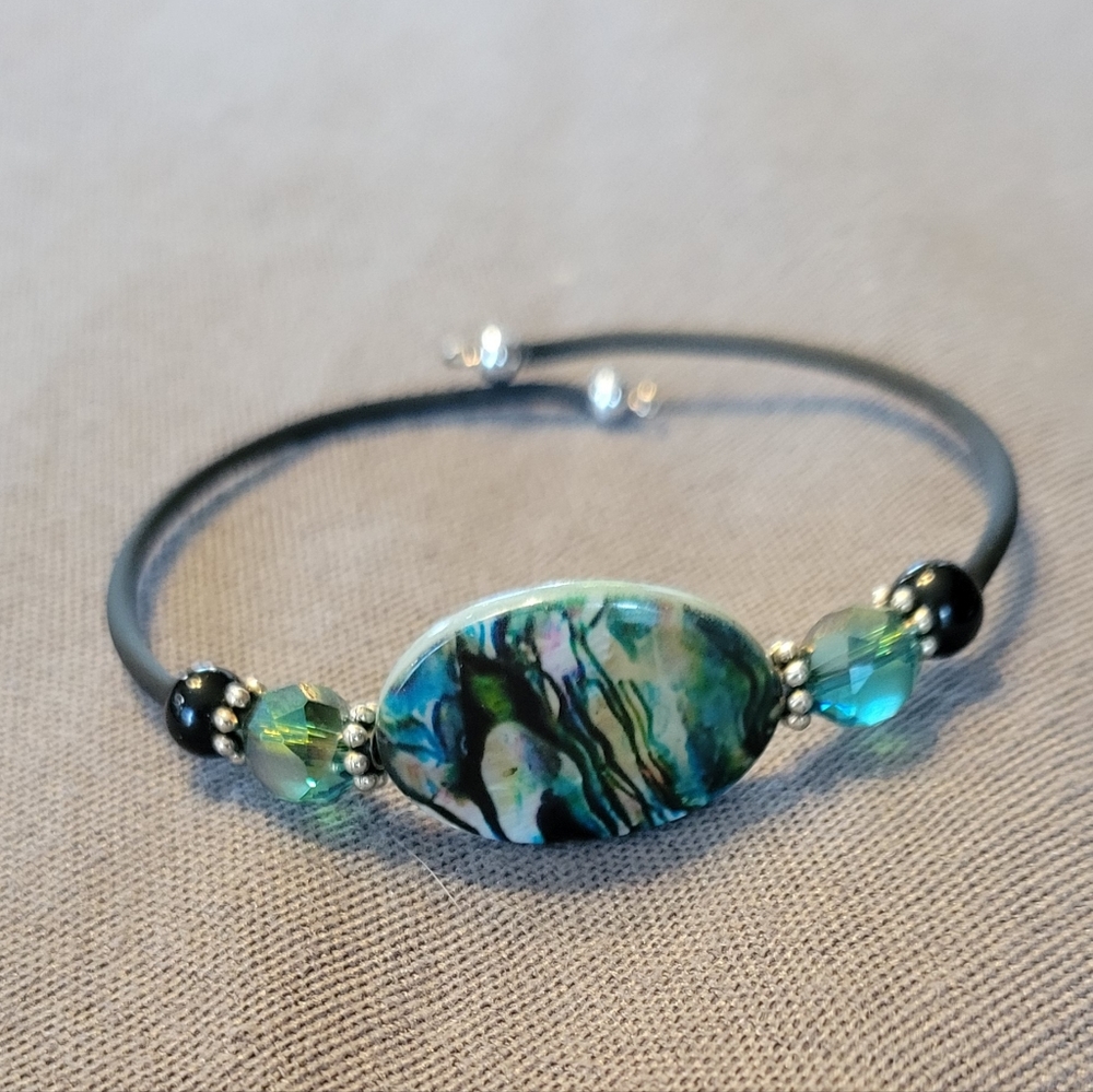 Nautical Memory Wire Bracelet